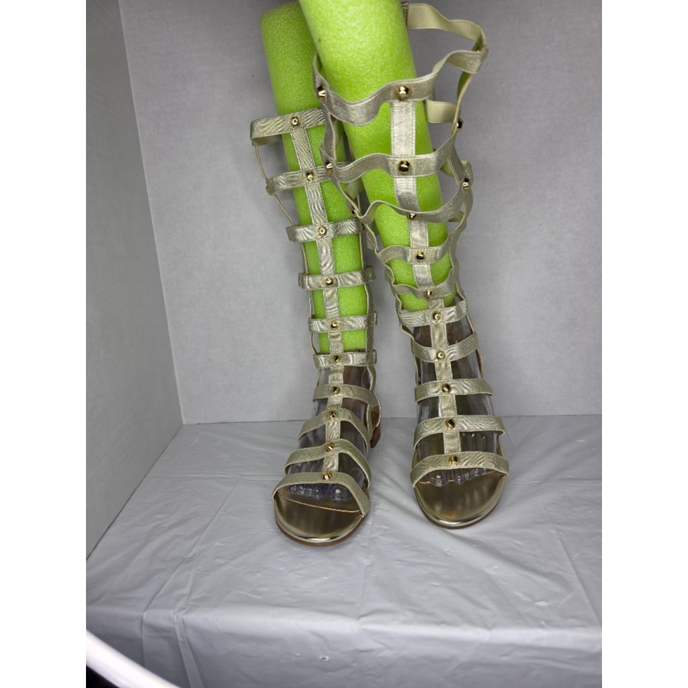 Marc Fisher Gold Gladiator Sandals Size women's 8 - Picture 4 of 7
